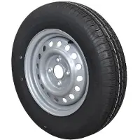 Teopart 155/80 R13 4X100 peräkärryn rengas teräsvanteella