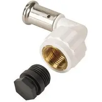 HENCO INDUSTRIES NV taivutettu 90° naaras rautaadapteri 32x1