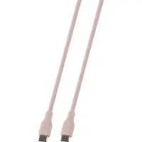 Deltaco – USB-C - C charging cable USB2.0, SPR, silicone, 1,5m, Pink (USBC-2015PI)