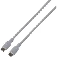 Deltaco USB-C Latauskaapeli 60W Silikoni - Harmaa - 1,5m