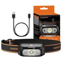Superfire Otsalamppu -HL05-E; LED; 120 lm