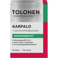 Tri Tolonen Karpalo + Maitohappobakteeri (Parasta ennen 30.09.2026)