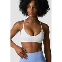 ICANIWILL Ignite Seamless Minimal Sports Bra White