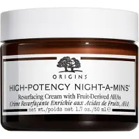 Origins High-Potency Night-A-Mins Resurfacing Cream with Fruit-Derived AHAs, 50ml