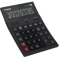 Canon as-1200 12-stelliger mini table calculator solar+batteriebetrieb berechnungsfunktion mark-up rueckwartsrechnung summenspeicher