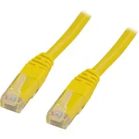 Deltaco – U/UTP Cat6 laitekaapeli, 20m, keltainen (TP-620GL)