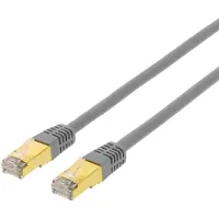 Deltaco STP-7 S/FTP Cat7 harmaa verkkokaapeli