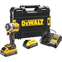 DeWalt Iskumutterinväännin DCF921H2T-QW; 18 V; 2x5,0 Ah akku