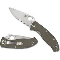 Spyderco Tenacious Linerlock Brown G10