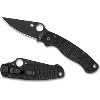 Spyderco Para Military 2 Salt MagnaCut DLC, musta