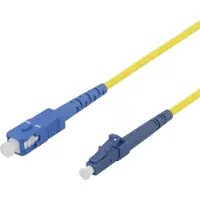Deltaco – Kuitukaapeli, LC - SC, 9/125, OS1/2, singlemode, LSZH, 3m (LCSC-83)