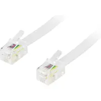 Deltaco – Modulaarikaapeli 4P4C(RJ10), 5m (DEL-156)