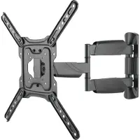 Deltaco 23-55" FullMotion Wall Mount, seinäteline näytölle, musta