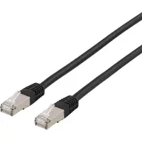 Deltaco – U/FTP Cat6a laitekaapeli, LSZH, 20m, musta (STP-620SAU)