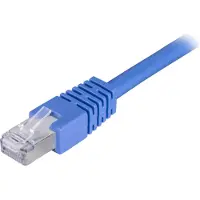 Deltaco STP-6 F/UTP Cat6 sininen verkkokaapeli