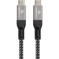 Gembird CCBP-USB4-CMCM240-1.5M Premium USB 4 Type-C charging and data cable, 40 Gbps, 240 W, 1.5m