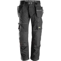Snickers 6902 FlexiWork+ mustat riipputaskuhousut