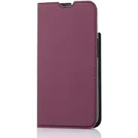 Wave BookCase -suojakotelo, iPhone 13, Smoky Sangria