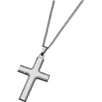 Saurum hopeinen rippiristi 5019 00 000