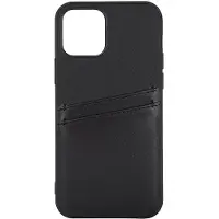 Buffalo Backcover iPhone 12/12 Pro suojakuori (musta)