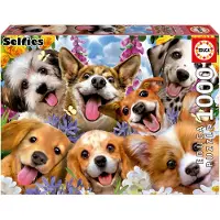 Educa Puppies Selfie, Howard Robinson 1000p palapeli