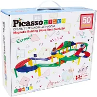 PicassoTiles Kilparata Magneettinen Rakennussarja 50