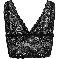 ONLY Onlchloe Lace Bra Noos Acc - Black - XS