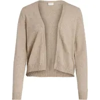 Vila Viril Short L/S Knit Cardigan-Noos - Beige - XS
