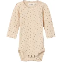 Lil´ Atelier Nbfgago Ls Slim Body Lil Noos - Beige - 68