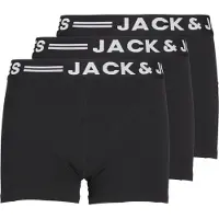 Jack & Jones Sense Trunks 3-Pack Noos Mni - Black - 104
