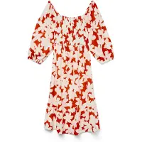 Vero Moda Vmdicthe 3/4 Square Calf Dress Wvn Ga - Multi/patterned - M