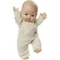 Heless Dolls Knit Overall Ecru 28-35cm