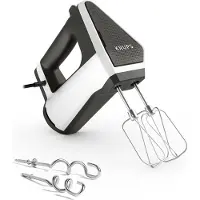 Krups 3 Mix 6000 GN6021 600 W -sähkövatkain, harmaa, valkoinen