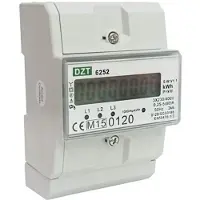 ELTECO Kwh meter lcd Sininen back light 3f kl.1 80a