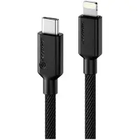 Alogic Elements Pro USB-C – Lightning -kaapeli, 2 m, musta