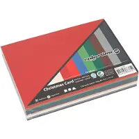 Creativ Company Cardboard Cards Christmas Colors 120 sheets