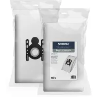 SQOON Kangaspölypussi 42025; Bosch/Siemens G-All 3-D; 10 kpl.