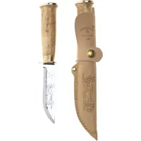 Marttiini Lapp 235010 Stainless, Curly Birch, fixed knife
