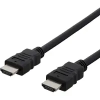 Deltaco – HDMI-kaapeli, CCS, HDMI High Speed w/Ethernet, 2,0m, musta (HDMI-920)
