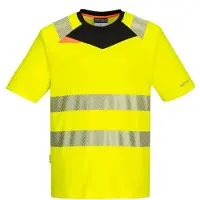 Portwest DX413YBR keltainen Hi-Vis T-paita