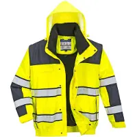 Portwest C466 klassinen Hi-Vis bomber- talvitakki
