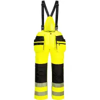 Portwest PW3 Hi-Vis sadetta kestävät avohaalarit