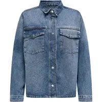 ONLY Onlella L/S Pocket Shirt Tai519 Dnm Noos - Blue - S