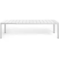 Nardi , Rio Alu Ruokapöytä 210/280x100 cm White