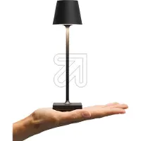 Sigor Nuindie tasku LED ladattava pöytävalaisin, musta, IP54, himmennettävä pocket,, Musta, Alumiini, Moderni