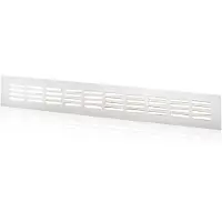 DUKA Ventilation Duka ilmanvaihtosäleikkö tyyppi 460 - Alumiini, Alumiini, 400x60 mm