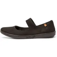 El naturalista for woman. 253013ZJ0005_001 Leather ballerinas N5301 or Coral black (41), Flat, Velcro, Casual