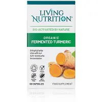 Living Nutrition Fermentoitu Kurkuma 60 kaps. ravintolisä