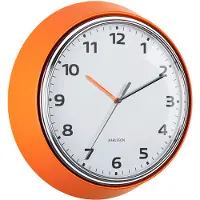 Karlsson seinäkello Modern Retro bright orange KA6006OR