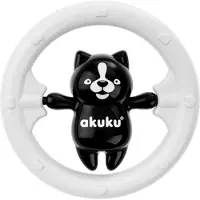 Akuku Baby rattle black/white BEAR